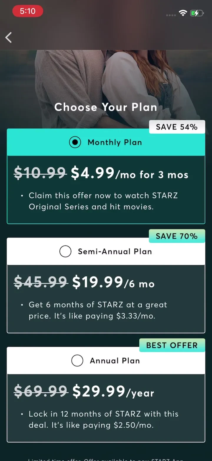 STARZ screenshot 3