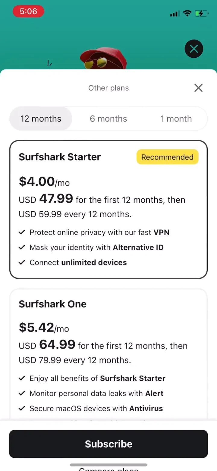Surfshark VPN: Fast VPN App screenshot 3