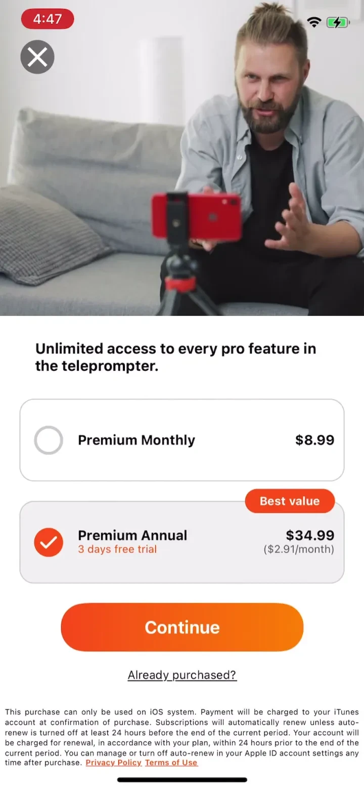 Teleprompter for Video screenshot 3