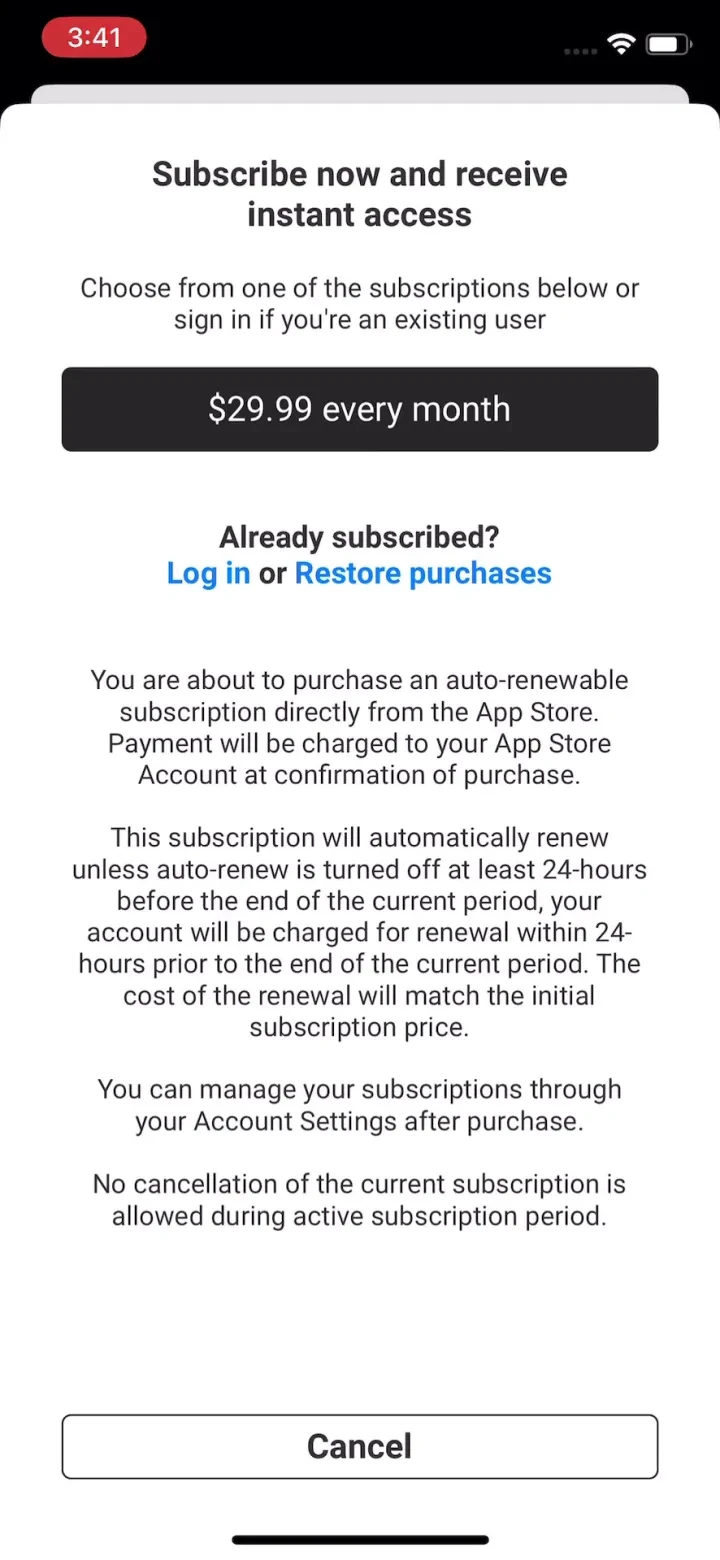 The Boston Globe paywall screenshot