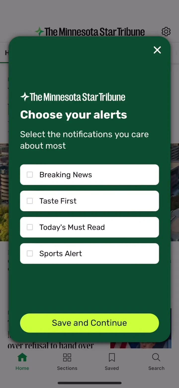 The Minnesota Star Tribune screenshot 4