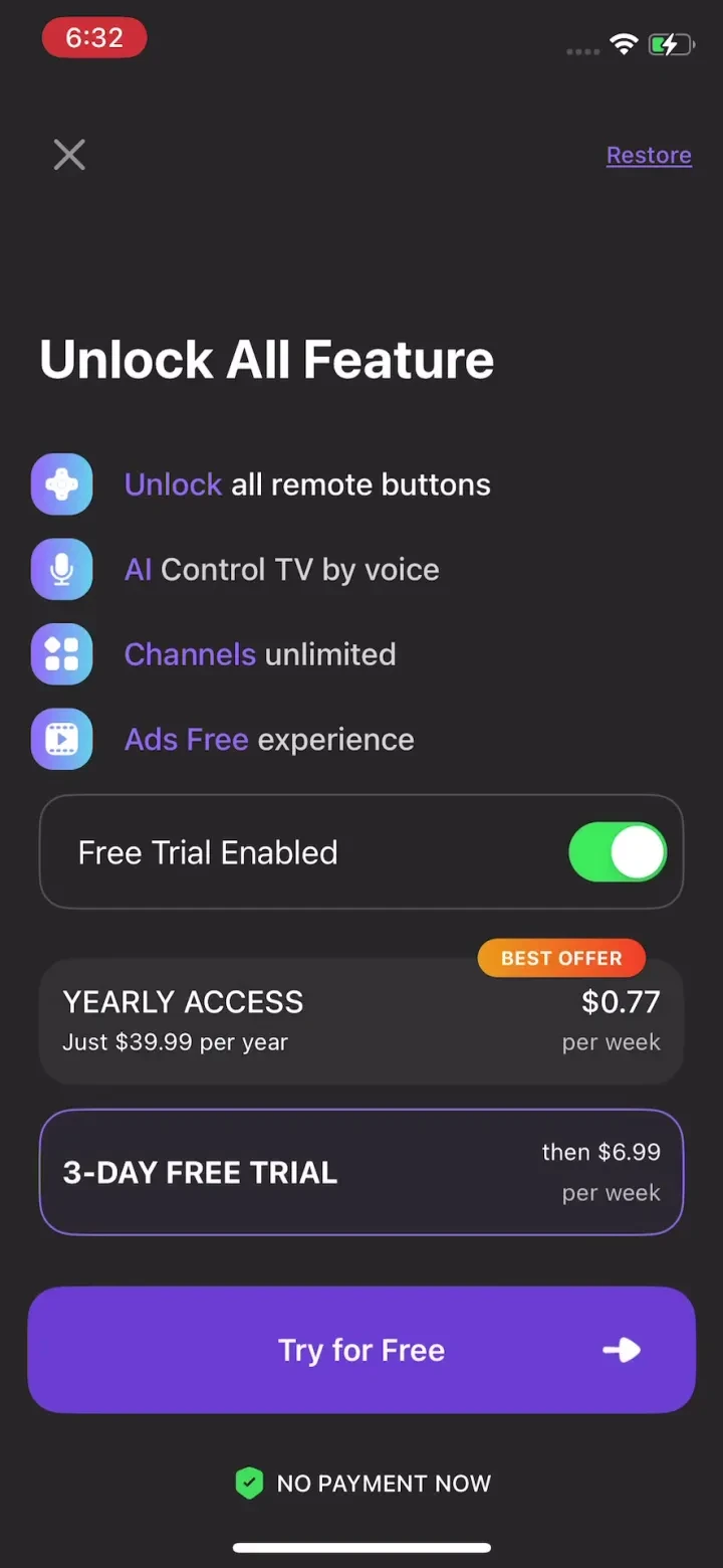 TV Remote &amp; Universal Control™ screenshot 3