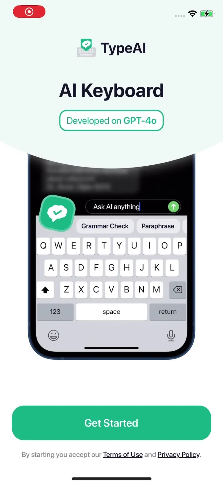 TypeAI: AI Keyboard &amp; Writer screenshot 4