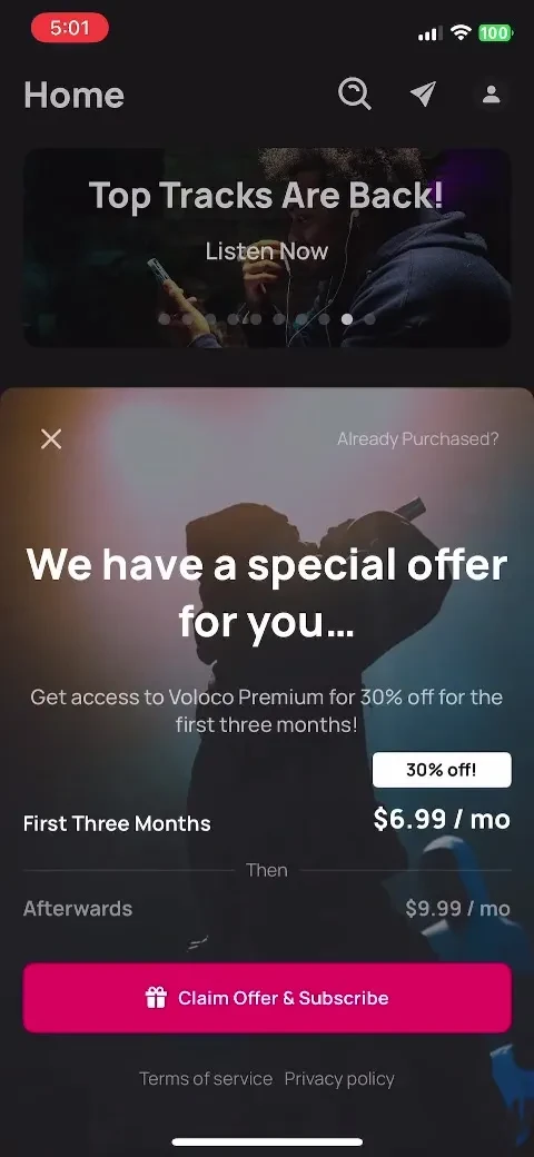Voloco: Vocal Recording Studio screenshot 3